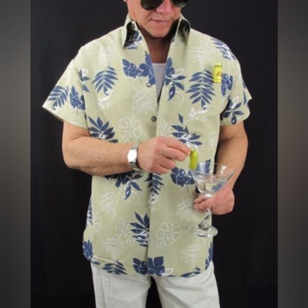 Vintage 90s Ashworth Tropical Hawaiian Short Sleeve Shirt